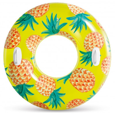 Intex 56261 Nafukovací kruh Tropické ovoce 107cm - ananasy