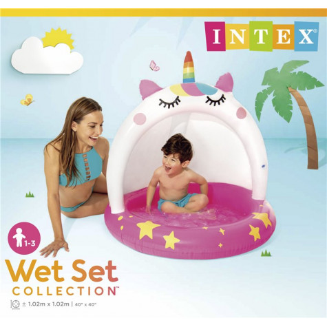 Intex 58438 Bazén nafukovací Jednorožec 102cm