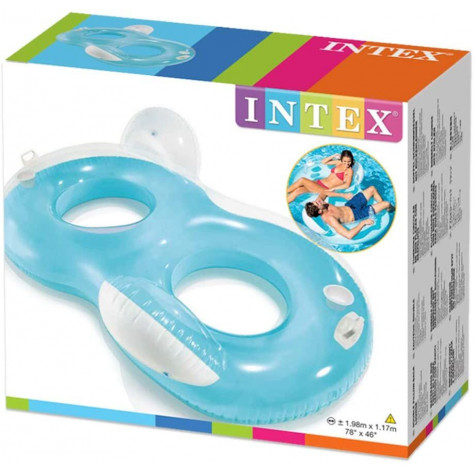 Intex 56800 Nafukovací lehátko pro dva 198x117cm