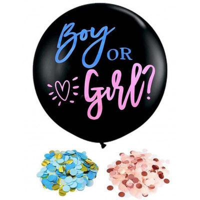 Balónek s konfety - Holka, nebo kluk?