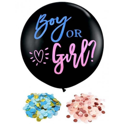 Balónek s konfety - Holka, nebo kluk?