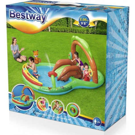 Bestway 53093 Nafukovací hrací centrum Pohádkový les 295x199x130cm ~ 6