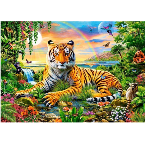 Diamantový obrázek malování 30x40cm - Tygr