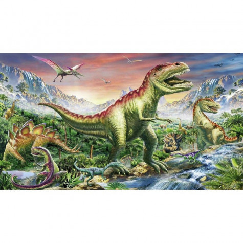 Diamantový obrázek malování 30x40cm - T-Rex a dino svět ~ 2