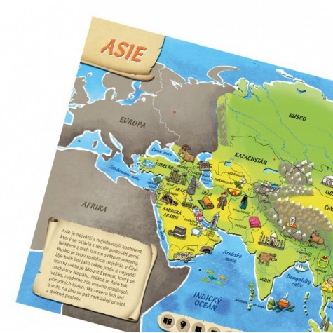 Albi Kouzelné čtení - Kniha Atlas světa ~ 2