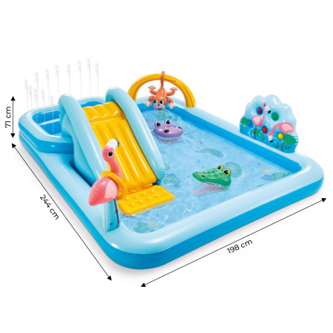 Intex 57161 Hrací centrum Jungle Adventure 257x207x84 cm ~ 3
