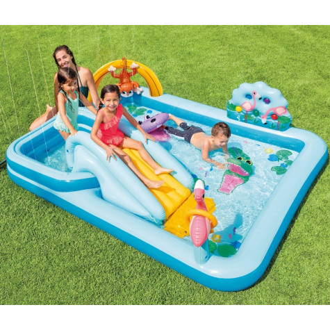 Intex 57161 Hrací centrum Jungle Adventure 257x207x84 cm ~ 1
