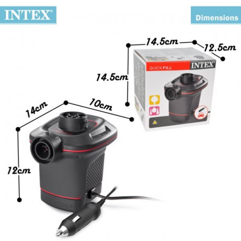 Intex 66636 Pumpa elektrická Quick-Fill 12V ~ 3