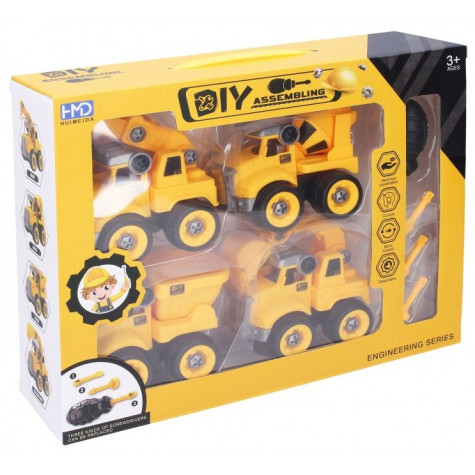 Auto šroubovací stavební 4 ks 13 cm ~ 4