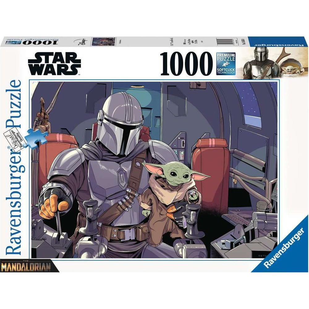 RAVENSBURGER Puzzle Star Wars: The Mandalorian 1000 dílků