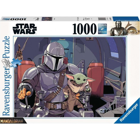 RAVENSBURGER Puzzle Star Wars: The Mandalorian 1000 dílků