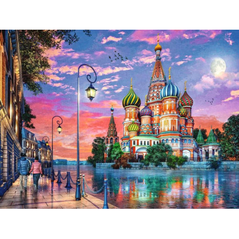 RAVENSBURGER Puzzle Moskva 1500 dílků