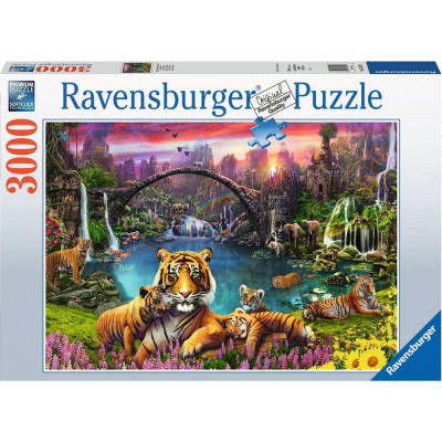 RAVENSBURGER Puzzle Tygři v ráji 3000 dílků