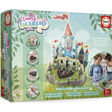 EDUCA Kreativní sada 3D Dream Gardens: Hrad 2v1 ~ 2
