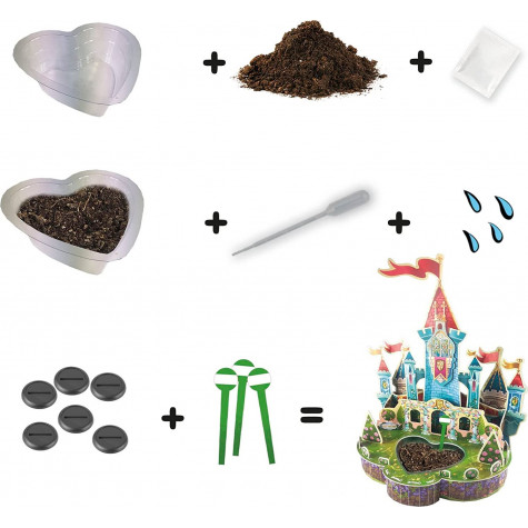 EDUCA Kreativní sada 3D Dream Gardens: Hrad 2v1 ~ 5