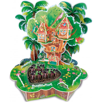 EDUCA Kreativní sada 3D Dream Gardens: Dům na stromě 2v1