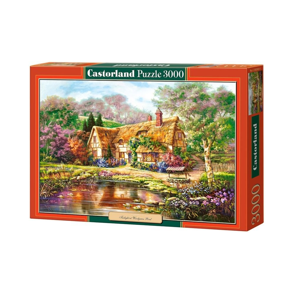 CASTORLAND Puzzle Soumrak u rybníka 3000 dílků