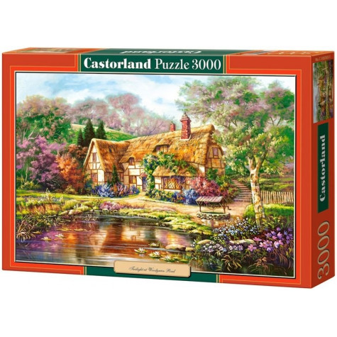 CASTORLAND Puzzle Soumrak u rybníka 3000 dílků ~ 1