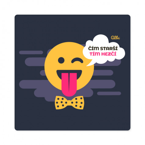 Albi Pánské tričko - Čím starší - L ~ 2
