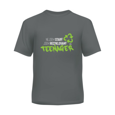 Albi Pánské tričko - Recyklovaný teenager - XL