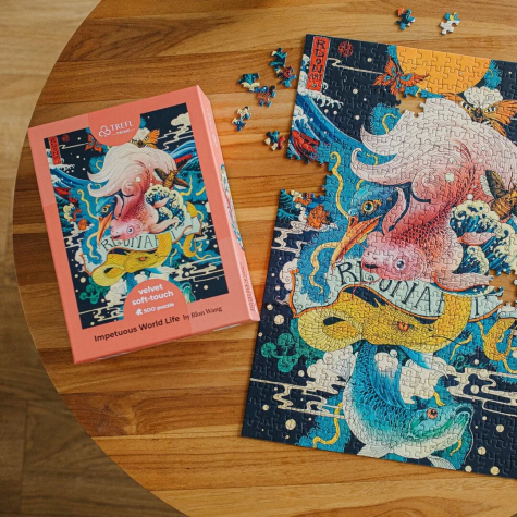 TREFL Puzzle UFT Velvet Soft Touch: Nespoutaný svět života 500 dílků ~ 4