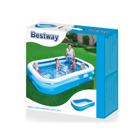 Bestway 54006 Bazén nafukovací obdélníkový 262x175x51cm ~ 3