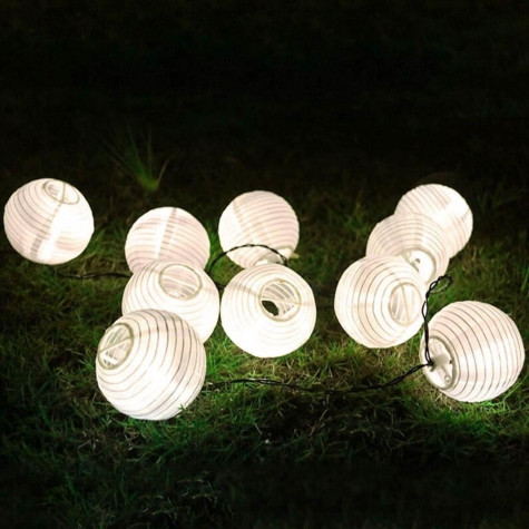 Solární LED řetěz - lampiony ~ 4