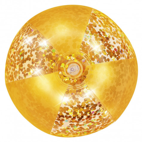 Bestway 31050 Míč plážový nafukovací Glitter Fusion 41cm - zlatý ~ 3