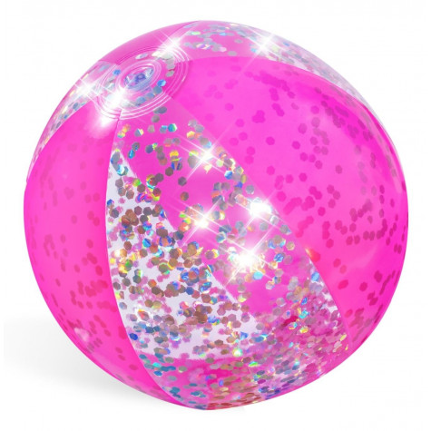 Bestway 31050 Míč plážový nafukovací Glitter Fusion 41cm - růžový