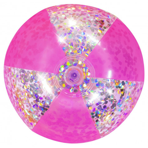 Bestway 31050 Míč plážový nafukovací Glitter Fusion 41cm - růžový