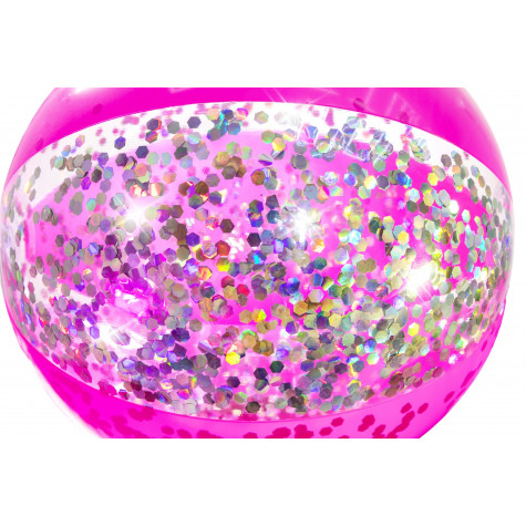 Bestway 31050 Míč plážový nafukovací Glitter Fusion 41cm - růžový ~ 6