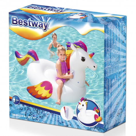 Bestway 41114 Jednorožec s úchyty nafukovací 155x119cm ~ 4