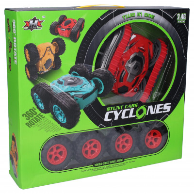 Auto Stunt oboustranné pásové RC 15 cm