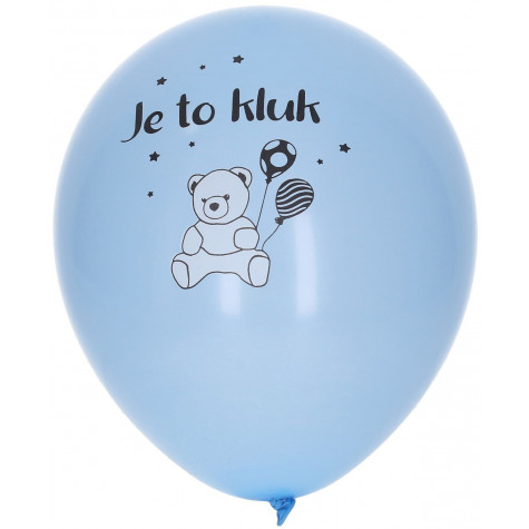 Wiky Balónek nafukovací 30 cm Kluk - 5 ks ~ 1
