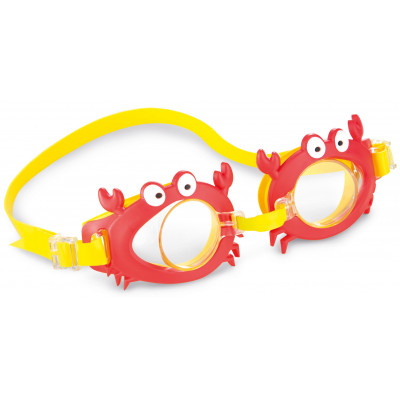 Intex 55610 Brýle dětské plavecké 3-8 let - červené krab