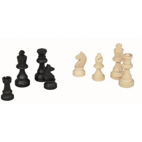 Detoa Šachy a dáma dřevěné