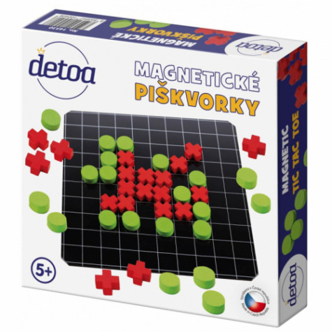 Detoa Magnetické piškvorky dřevěné ~ 1