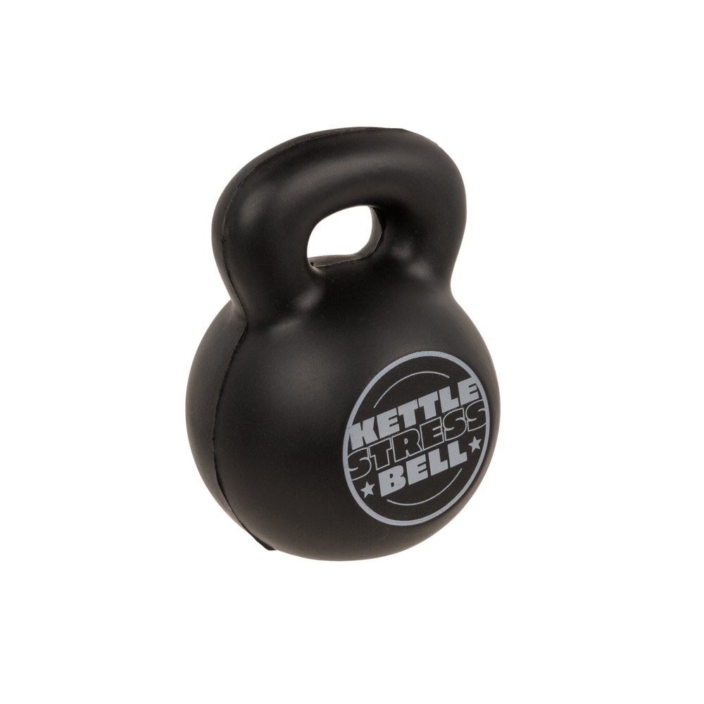 Antistresový míček Kettlebell - černý