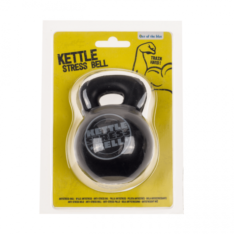 Antistresový míček Kettlebell - černý