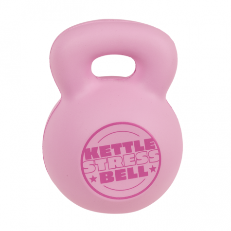 Antistresový míček Kettlebell - růžový