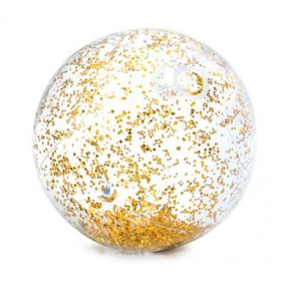 Intex 58070 Balón nafukovací flitrový 51 cm - zlatý