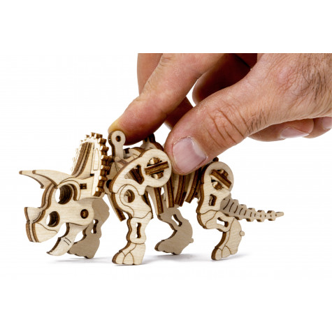 WOODEN CITY 3D puzzle Triceratops 40 dílů ~ 3