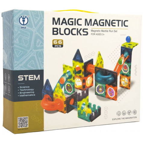 Dige Magnetická kuličková dráha 66 dílů ~ 2
