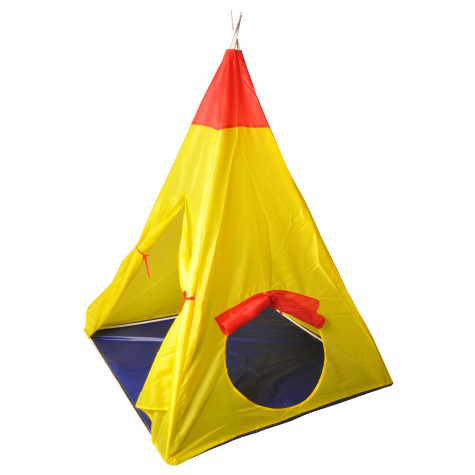 Wiky Stan indiánský teepee žlutý 88x88x100 cm ~ 1