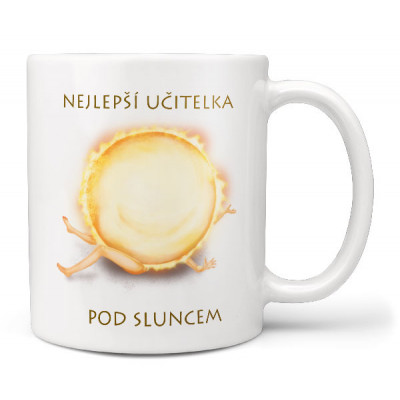 Hrnek 330 ml - Nejlepší učitelka pod sluncem