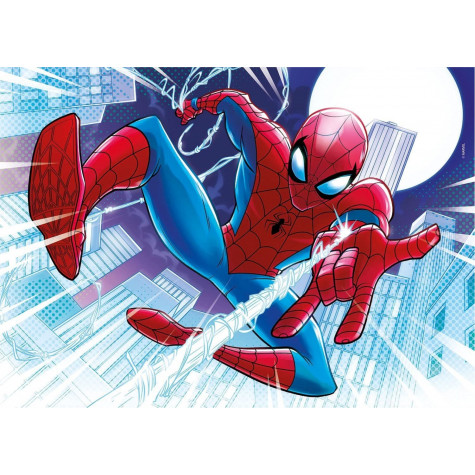 CLEMENTONI Svítící puzzle Marvel: Spiderman 104 dílků ~ 2