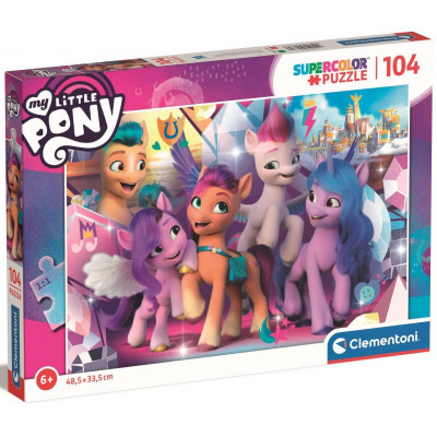 CLEMENTONI Puzzle My Little Pony: Nerozlučné kamarádky 104 dílků