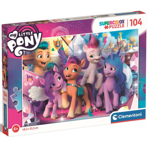 CLEMENTONI Puzzle My Little Pony: Nerozlučné kamarádky 104 dílků