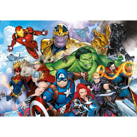 CLEMENTONI Puzzle Marvel: Avengers 104 dílků ~ 2