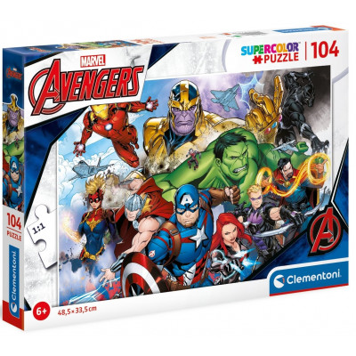 CLEMENTONI Puzzle Marvel: Avengers 104 dílků